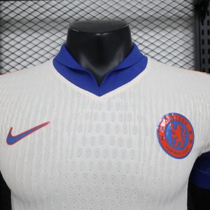 2024-25 Chelsea Away Football Wear Player Edition Sportswear Short Sleeve Jersey White