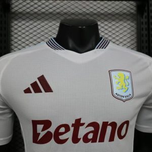 2024-25 Aston Villa away football shirt top player version short-sleeved sportswear