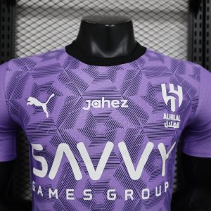 2024-25 Crescent Away Football Jersey Player Edition Sportswear Short Sleeve Jersey