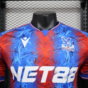 2024-25 Crystal Palace Home Football Jersey Player Edition Sportswear Short Sleeve Jersey
