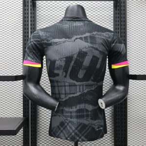 2024-25 Chelsea Away Football Wear Player Edition Sportswear Short Sleeve Jersey Black