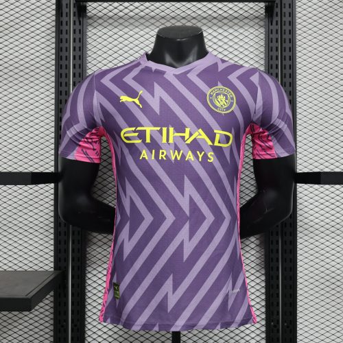 Manchester City Football Training Wear Player Version Jersey Short Sleeve