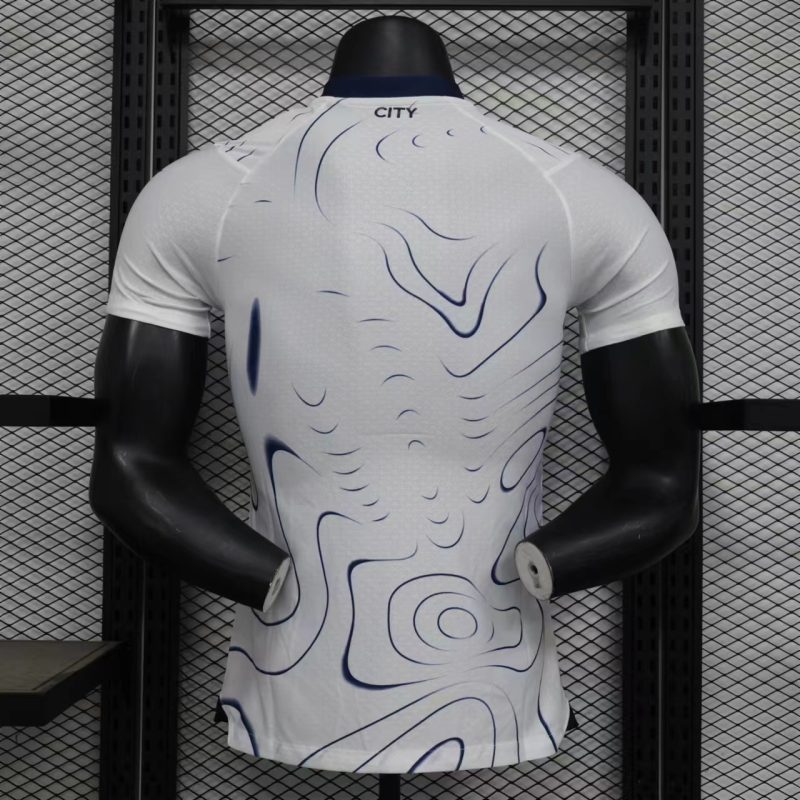 2024-25 Manchester City Away Football Wear Training Wear Player Version Jersey Short Sleeve