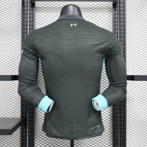 2024-25 Premier League Liverpool Home Football Jersey Top Player Edition Long Sleeve Jersey Red (复制)