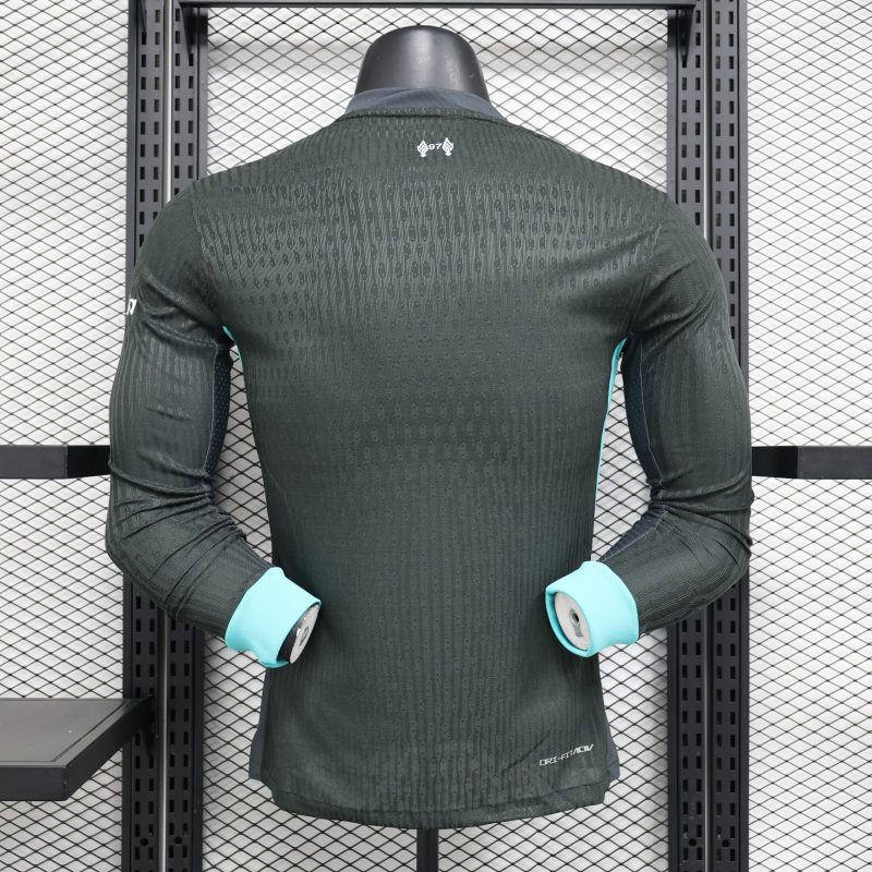 2024-25 Premier League Liverpool Home Football Jersey Top Player Edition Long Sleeve Jersey Red (复制)