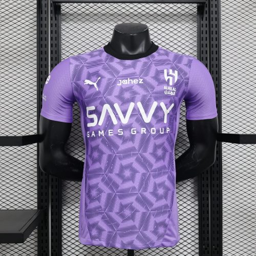 2024-25 Crescent Away Football Jersey Player Edition Sportswear Short Sleeve Jersey