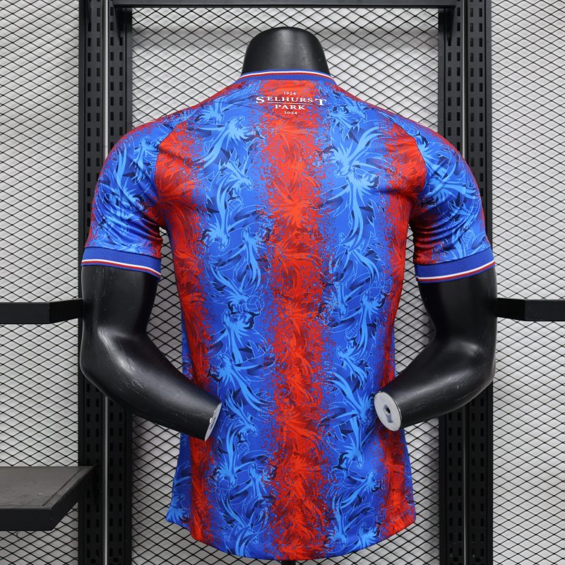 2024-25 Crystal Palace Home Football Jersey Player Edition Sportswear Short Sleeve Jersey
