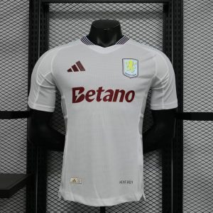 2024-25 Aston Villa away football shirt top player version short-sleeved sportswear