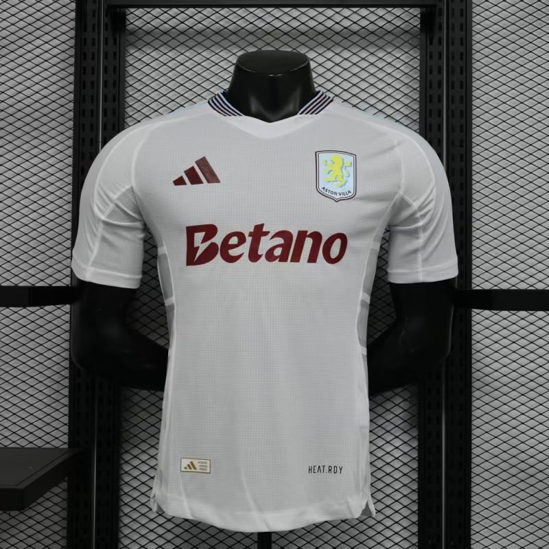 2024-25 Aston Villa away football shirt top player version short-sleeved sportswear