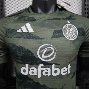 2024-25 Celtic short-sleeved away football shirt top player version sportswear green