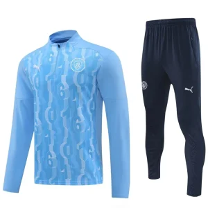 2024-25 Manchester City Football Wear Long Sleeve Sportswear Half Pull