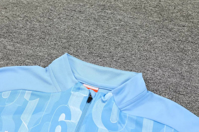 2024-25 Manchester City Football Wear Long Sleeve Sportswear Half Pull