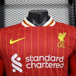2024-25 Liverpool Champions League Football Jersey Top Players Edition Short Sleeve Jersey