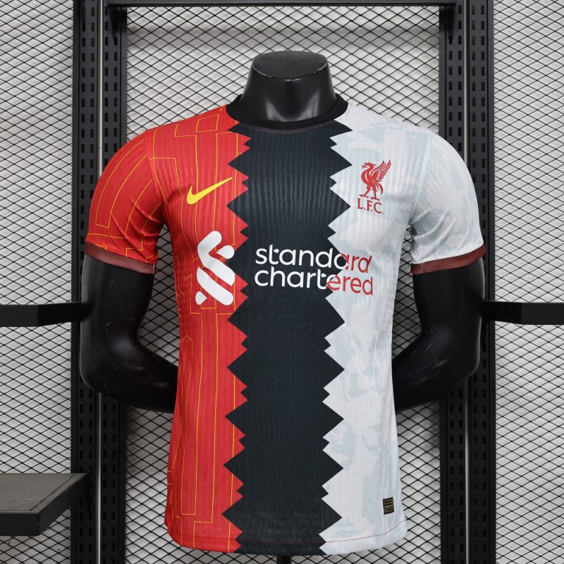 利物浦特别版1 2024-25 Premier League Liverpool away football jersey top player version short-sleeved jersey special edition