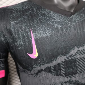 2024-25 Premier League Chelsea Away Football Jersey Top Player Version Short Sleeve Jersey Black