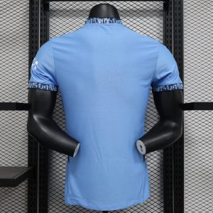 2024-25 Champions League Manchester City home football uniform training uniform player version jersey short sleeve