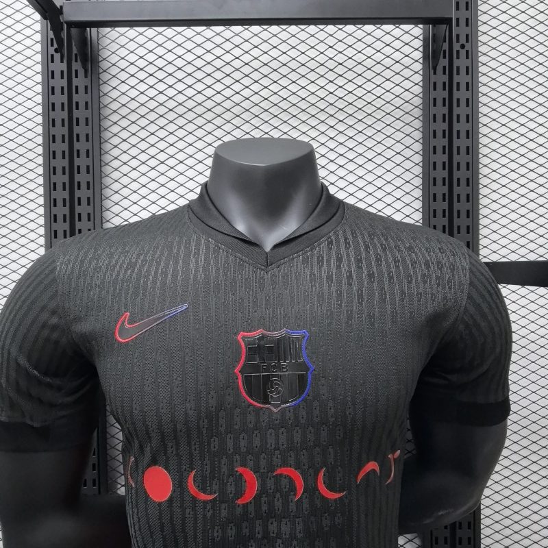 2024-25 Barcelona Jersey Barcelona Football Jersey Player Edition Short Sleeve Advertising Edition