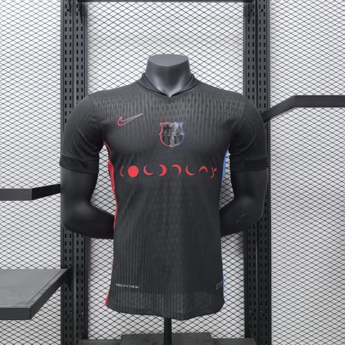 2024-25 Barcelona Jersey Barcelona Football Jersey Player Edition Short Sleeve Advertising Edition