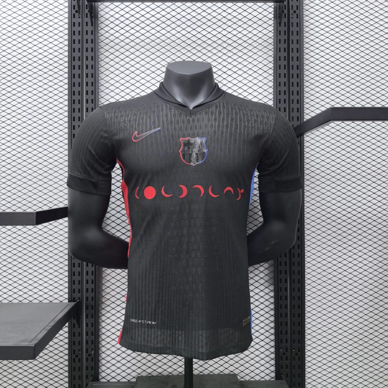 2024-25 Barcelona Jersey Barcelona Football Jersey Player Edition Short Sleeve Advertising Edition