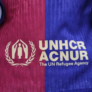 2024-25 Barcelona Football Jersey Barcelona Football Jersey Player Edition Home Long Sleeve Jersey