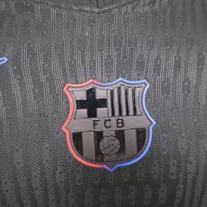 2024-25 Barcelona Football Jersey Barcelona Football Jersey Player Edition Away Long Sleeve Jersey