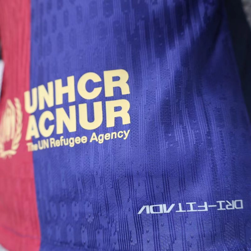 2024-25 Barcelona Football Jersey Barcelona Football Jersey Player Edition Home Long Sleeve Jersey