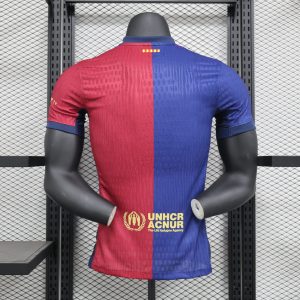 2024-25 Barcelona Jersey Barcelona Football Jersey Player Edition Advertising Edition Short Sleeve