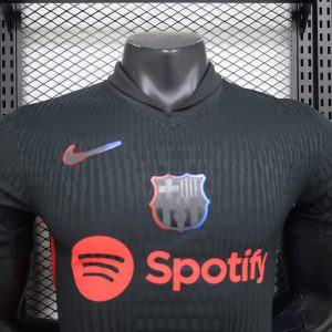 2024-25 Barcelona Football Jersey Barcelona Football Jersey Player Edition Away Short Sleeve Jersey
