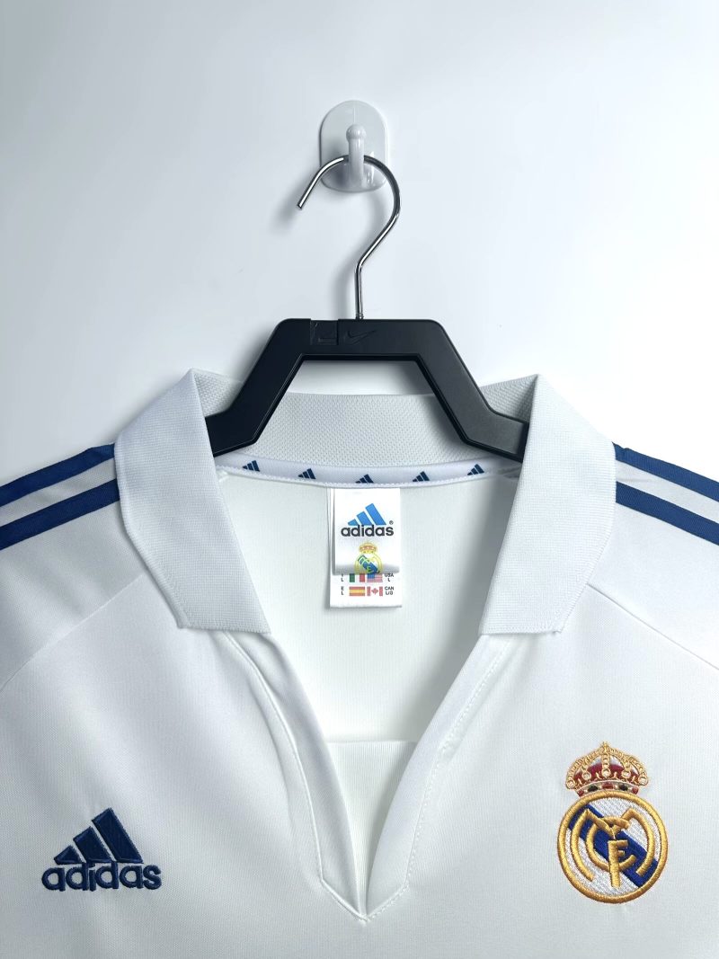 2001-2002 Real Madrid home short sleeves