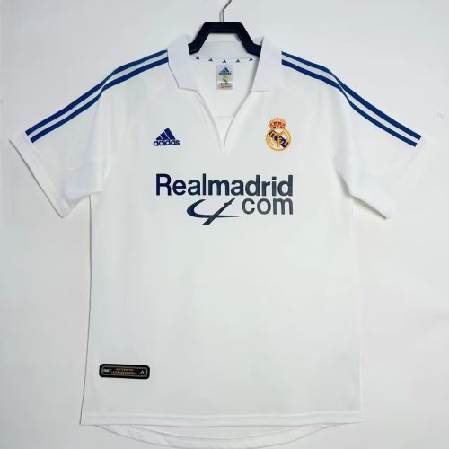 2001-2002 Real Madrid home short sleeves