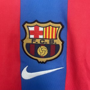 2001-2002 Barcelona home short sleeves