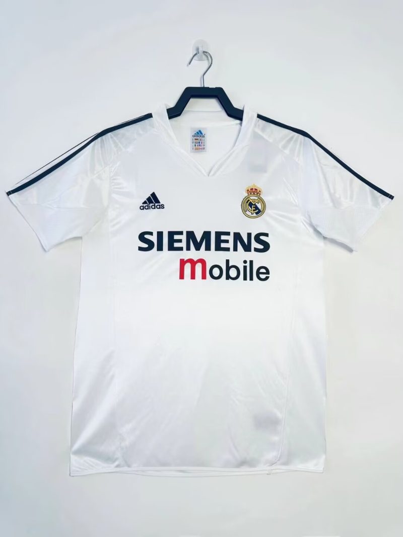 2004-2005 Real Madrid home short sleeves