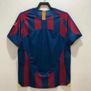 2005-2006 UEFA Barcelona home short sleeves