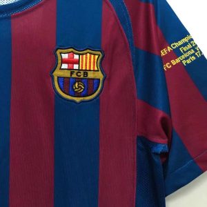 2005-2006 UEFA Barcelona home short sleeves