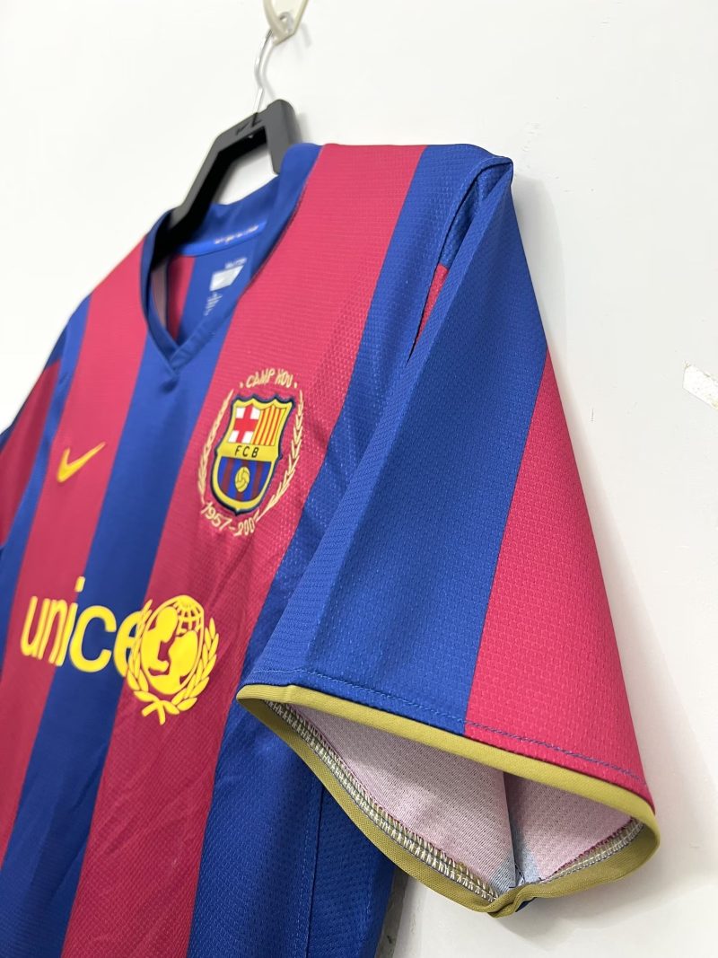 2007-2008 Barcelona home short sleeves
