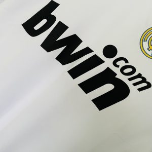 2007-2008  Real Madrid home short sleeves