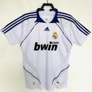 2007-2008  Real Madrid home short sleeves