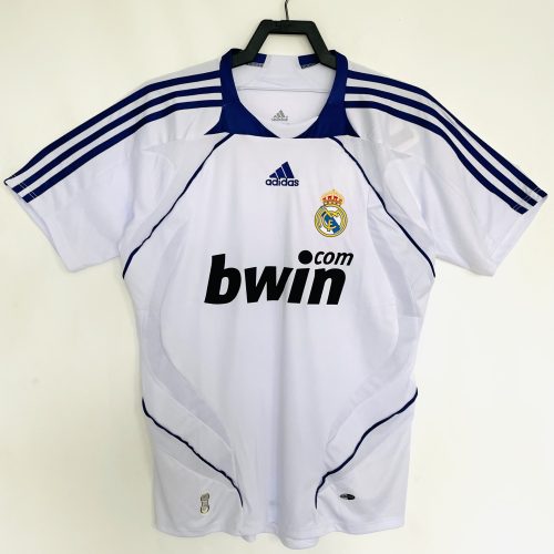 2007-2008  Real Madrid home short sleeves