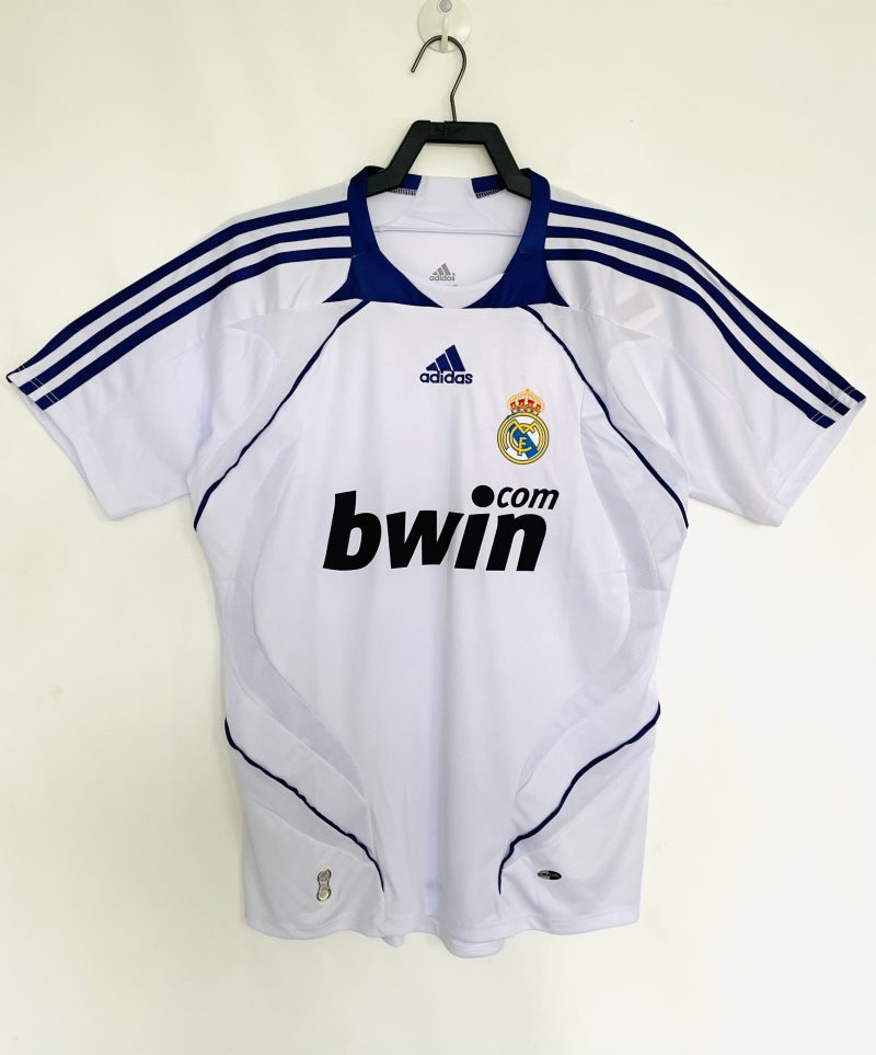 2007-2008  Real Madrid home short sleeves