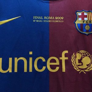 2008-2009 UEFA Barcelona home short sleeves