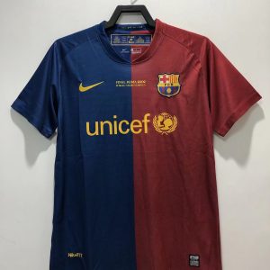 2008-2009 UEFA Barcelona home short sleeves