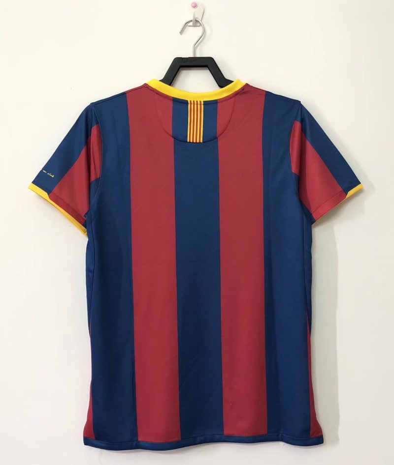 2010-2011 Barcelona home short sleeves