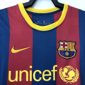 2010-2011 Barcelona home short sleeves