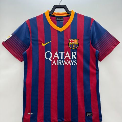 2013-2014 Barcelona home short sleeves