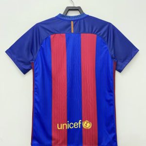 2016-2017 Barcelona home short sleeves