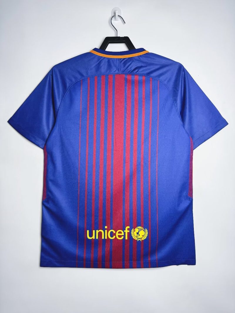 2017-2018 Barcelona home short sleeves