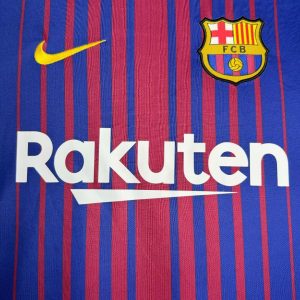 2017-2018 Barcelona home short sleeves