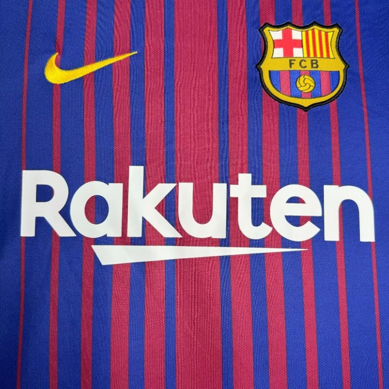 2017-2018 Barcelona home short sleeves
