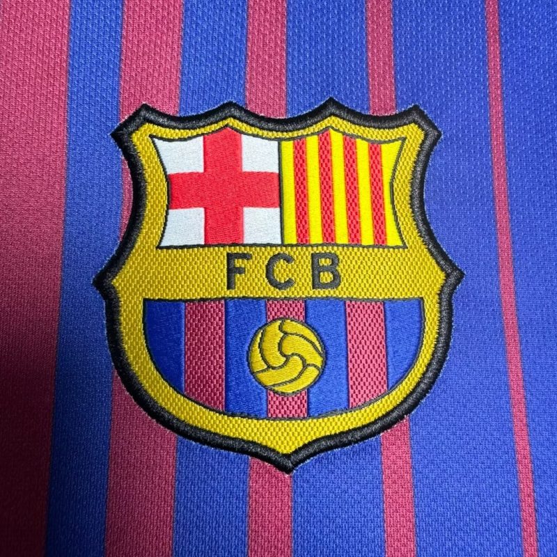 2017-2018 Barcelona home short sleeves
