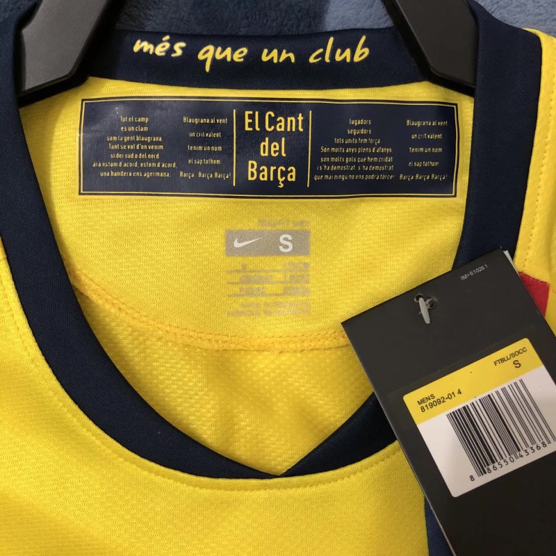 2019-2020 Barcelona  away short sleeves